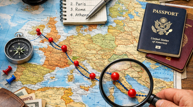 Cómo planificar una ruta por varios países